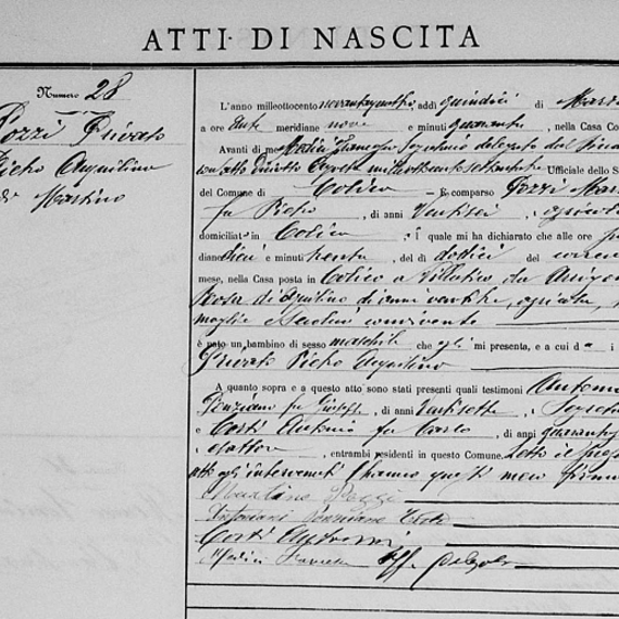 atto di nascita atto di nascita